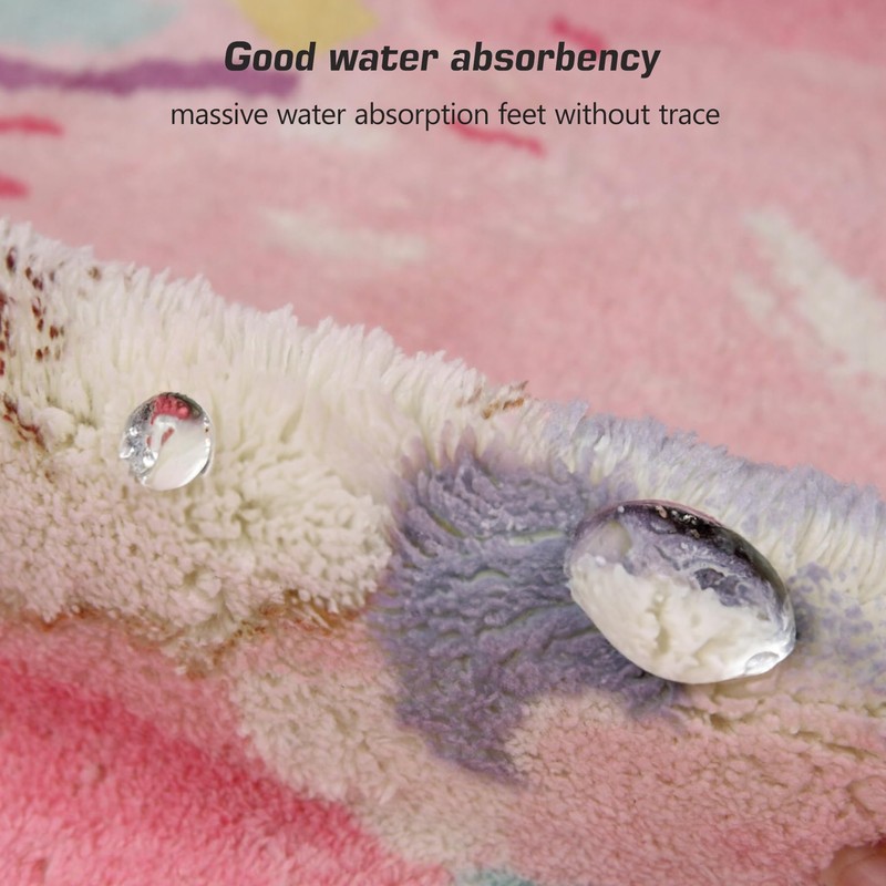 Spesh Bath Mat for Bathroom, 40x60 cm Microfiber Bath Rug