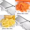 VEKAYA Mandoline Slicer for Kitchen, Adjustable Mandoline Slicer, Mandolin,Po...