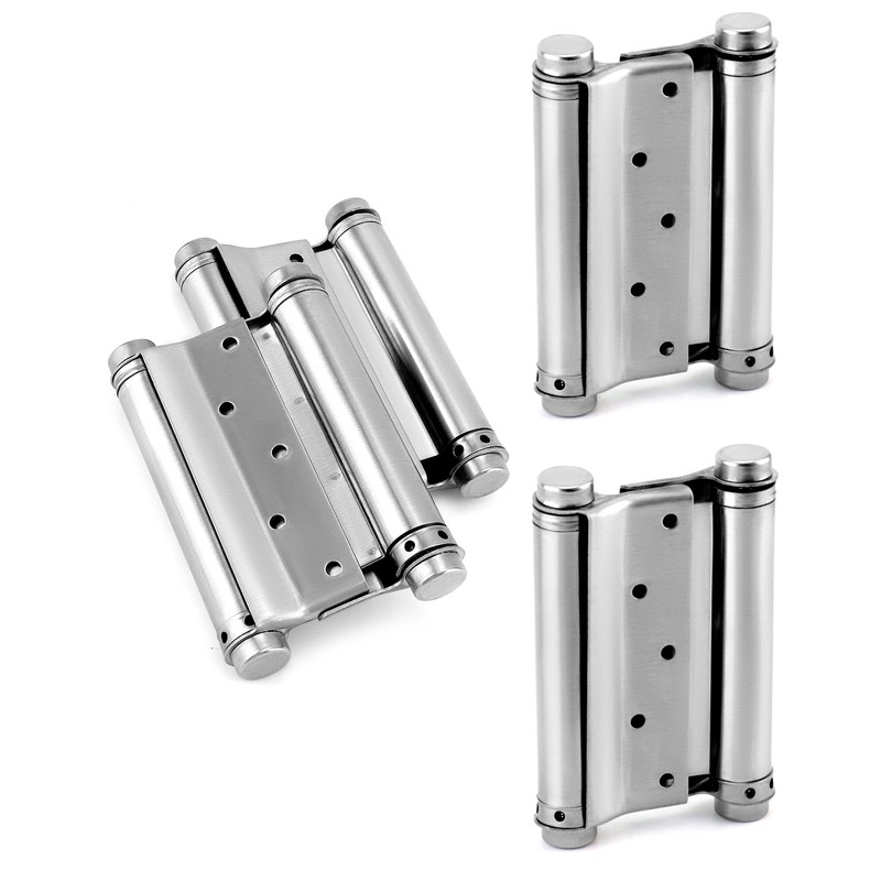 QWORK Heavy Duty Cafe Saloon Bars Door Swing Hinges, 4