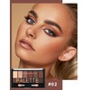 Erinde 10 Colours Lidscahtten Palette
