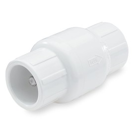NDS 1001-12 1-1/4" PVC IPS Spring Check Valve F by F 6-3/16" Length