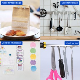 VSKIZ Small Magnets, 200Pcs Small Round Refrigerator Magnets Tiny Neodymium Disc Magnets, Mini Rare Earth Magnets for Fridge, Crafts, Whiteboard, Crafts and Kitchen Cabinet, Office Magnets