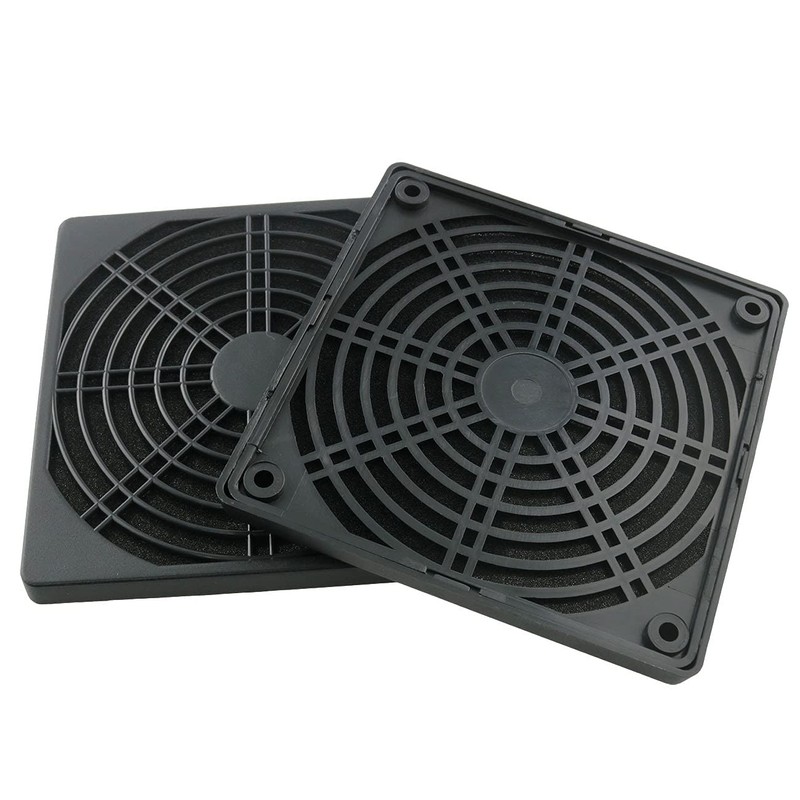 WHYHKJ 2pcs 3 in 1 Computer Dustproof Filter 120mm Plastic