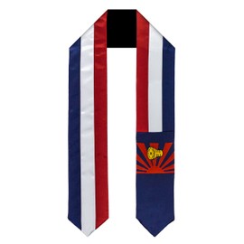 Karen Nation Flag Graduation Sash/Stole International Study Abroad Adult Unisex
