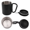 Stainless Steel Water Cup Double Layers Slip Resistant Practical Insulated