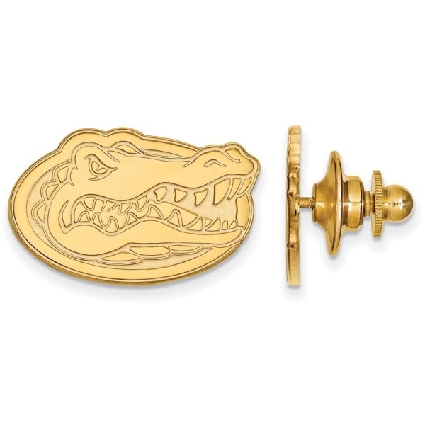 LogoArt Gold Plated Sterling Silver University of Florida Lapel Pin