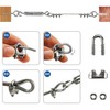 Forbabe Wire Rope Clamp 4 mm Pack of 20 M4