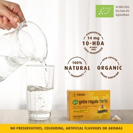 Medex Bio Gelée Royale FORTE, hohe Dosierung 1000 mg Gelée Royale, lyophilisiert, trockene Form, klinisch nachgewiesene Ergebnisse, 30 Kapseln, 30 Tage Anwendung