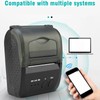 58mm Thermal Printer BT4.0 90mm/s 203DPI USB Interface Toothed Blade