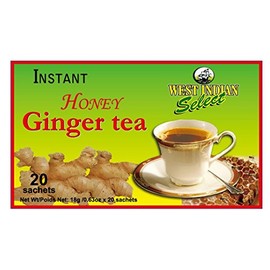 West Indian Select Honey Ginger Tea (20 Sachets) 18 G/0.63oz (Pack of 3)