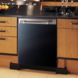 Black Dishwasher Magnet Cover Decorative Black Magnetic Dishwasher Door Panel Decal for Home Kitchen,Brushed Black Sticker Magnet Sheet Refrigerator Skin Wrap,Magnetic 23"x 26"