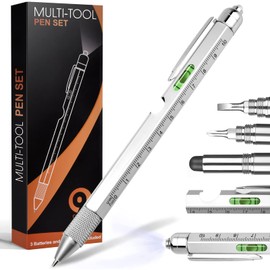 Father’s Day Dad Gifts, 9 in 1 Multitool Pen, Cool Gadgets Tools for Men, Gifts for Boyfriend, Stocking Stuffers for Men Him, Unique Stuff Gifts for Men Boyfriend Husband Friends Grandpa