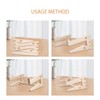 Rumyve Wooden Laptop Stand,Folding Ventilated Laptop Lifter,and Laptop Riser Support