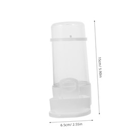 Happyyami Alimentador Automático De Agua para Aves Dispensador Compatible Jaulas De Periquitos y Loros Accesorio Seguro De Alimenticio Fácil Instalación Sin Herramientas Necesarias