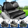 NOKINS 4PCS Golf Cart P Diamond Seat Covers Kit,Front and