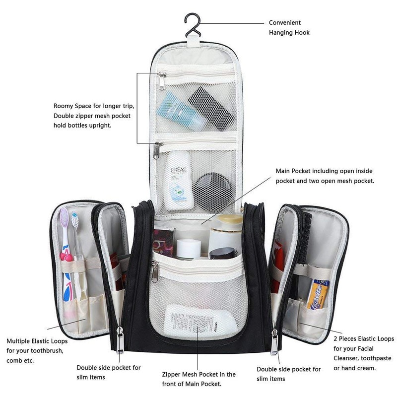 EGOGO Large Travel Toiletry Bag for Men & Women Hanging