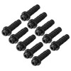 sourcing map Pack of 10 PVC Strain Relief Cable Kink