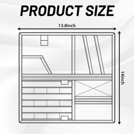 MLAHUIER Car Sun Visor Organizer, Nylon Tactical Molle Visor Organizer Panel Storage Pouch Holder, Visor Organizer for Trucks, Universal Car Interior Accessories(Army Green)