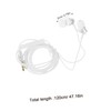 Operitacx Wired In-Ear Headphones with Jack Plug Ergonomic Design for
