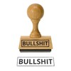 trendaffe The Bullshit Wooden Stamp