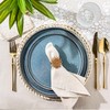AmorArc Ceramic Dinnerware Sets for 4,Round Reactive Glaze Stoneware Plates