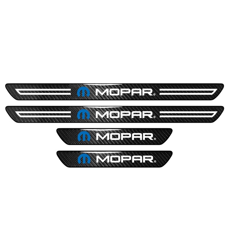 iPick Image for Mopar Black Real Carbon Fiber Universal Car