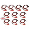 HUAZIZ 10pcs Mechanical Limit Switch with Cable for 3D Printer