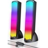 OFFSIR Computer Speakers, RGB PC Speakers, Gaming Speakers with Full