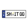 Toilet Sign "" Unisex Number Plate