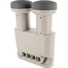 Schwaiger Quad LNB Mono Bloc Light Grey