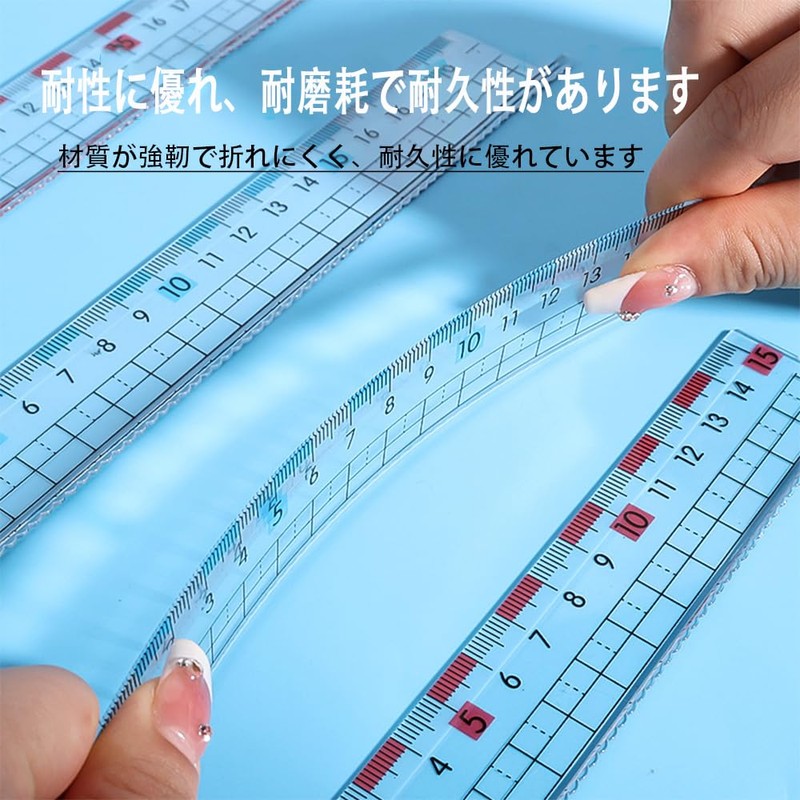 WFGKPXC Ruler 7.9 inches (20 cm) Ruler, Triangular Ruler Set,