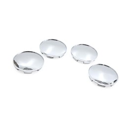 TUCKBOLD 4Pcs Silver Tone 68mm Dia 6 Lugs Car Tire Wheel Center Hub Caps Cover Protector Automotive Parts