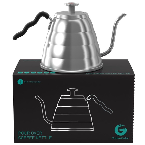 Gooseneck Kettle - Coffee Gator Pour Over Kettle - Precision-Flow