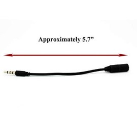 Headphone Adapter 2.5mm to 3.5mm Earphone Jack for Moto G7 Phone, Converter Earbud Headset Audio Adaptor Compatible with Motorola Moto G7