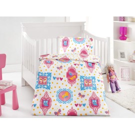 Microfibre Children's Bed Linen 2-Piece 100 x 135 cm / 40 x 60 cm Oeko-Tex Standard 100 (Kids Party)