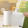 Zoyiancy Paper Towel Holder Countertop, Standing Paper Roll Holder with