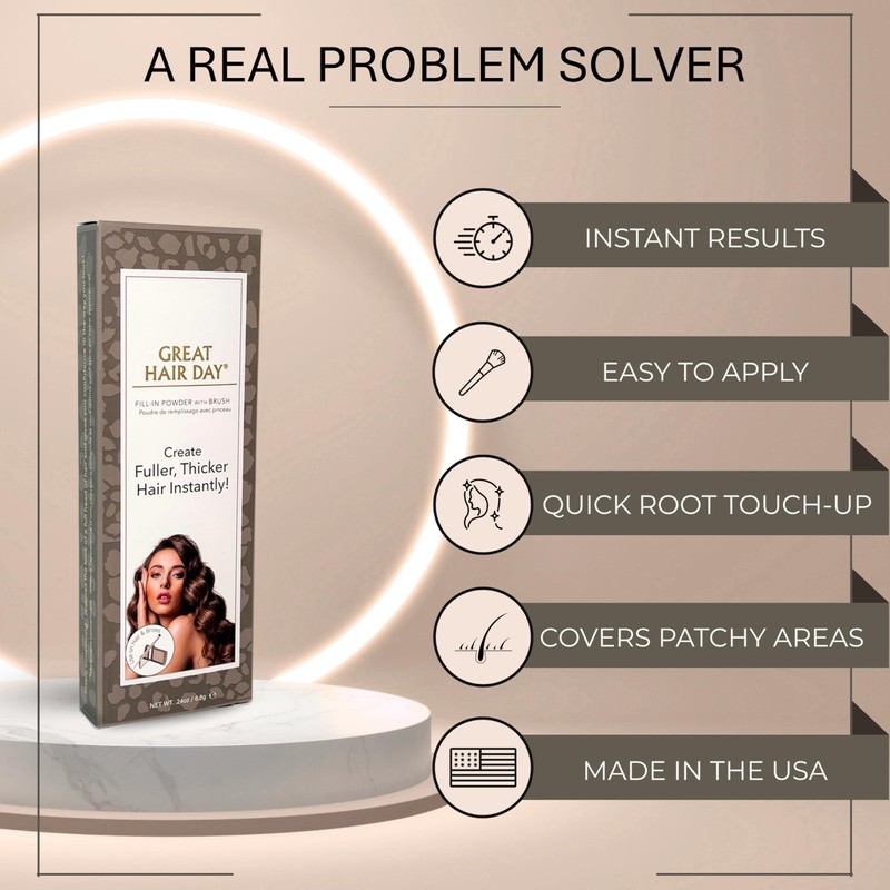 Joan Rivers Great Hair Day Root Touch Up Powder –