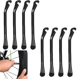Qtksceadlnce 8PCS Bicycle Tire Lever, Supplies Metal Tire Levers Stainless Steel Bicycle Tire Levers Bike Tool Portable Cycling Tire Repair Tool Carbon Steel Tyre Levers for Road and Mountain Bike