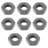 Briny River 8 Pieces 3/8 Inch Bicycle Axle Nuts for