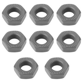 Briny River 8 Pieces 3/8 Inch Bicycle Axle Nuts for Urban Commuter Vehicles Mountain Bikes Bicycle