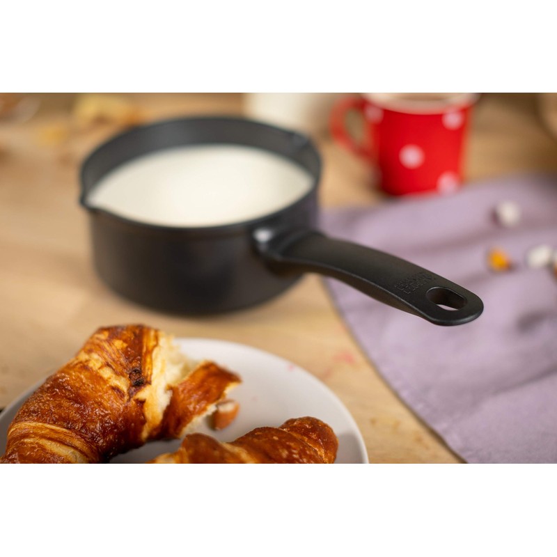 Kuhn Rikon"Easy Induction" Milk pan, 6.30", Black