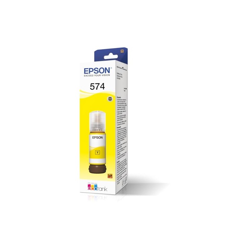 Epson Botella de Tinta Color Amarillo T574 65 mililitros para