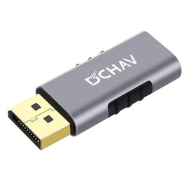 DCHAV 4K DisplayPort to HDMI Adapter DisplayPort Male DP to HDMI Female Converter Uni-Directional Display Port to HDMI Converter Compatible with Desktop, Laptop, Monitor, TV, Projector