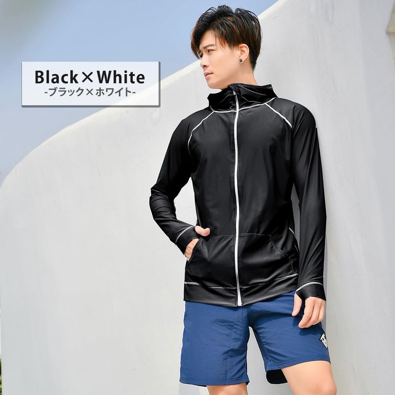 Teddy UPF 50+ Men's Rash Guard, Long Sleeve, Amphibious, UV