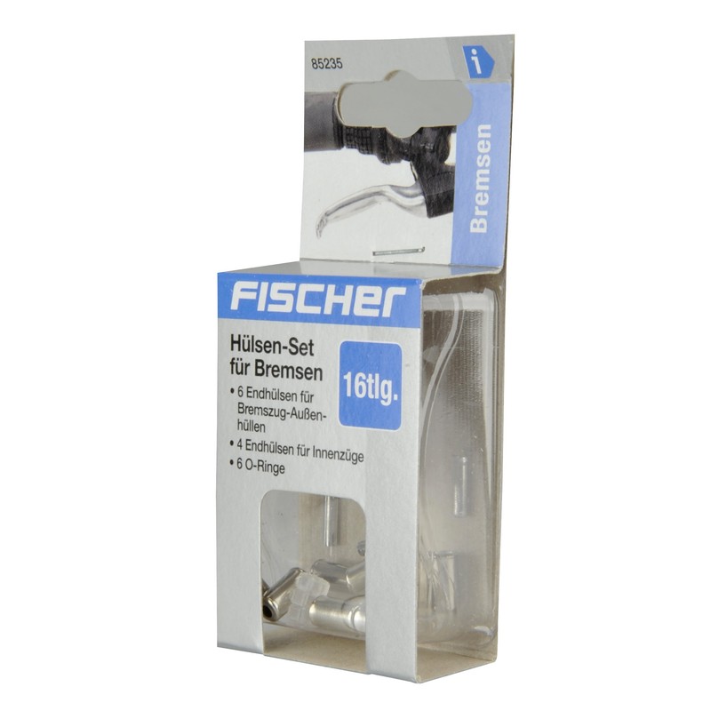 FISCHER MTB Chain 6-8 Speed Sleeve Set for Brakes, Silver,