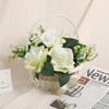 MAGICLULU Small Wicker Basket: Willow Flower Girl Basket Woven Willow