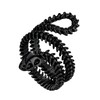 Black Snake Statement Ring Serpent Reptile Vertebrae Looped Bone Rings