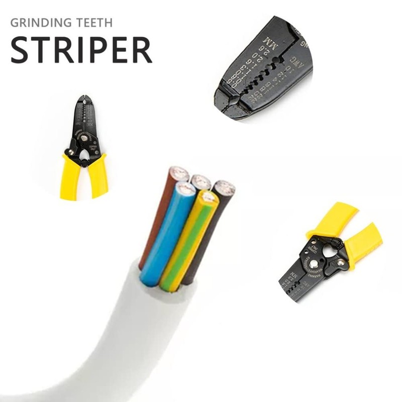 SagaSave Wire Stripper/wire crimping tool, Wire Cutter, Wire Crimper, Cable