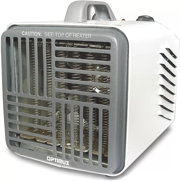 Optimus, 5.4 x 6.7 x 6.3 inch, White/Grey Mini Compact