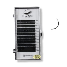 Blíster Extensión de pestañas CLASICA , de 12 filas, Mix de 8 -15mm curvatura C, D , para técnica clásica con acabado natural semi mate, super suaves, ligeras y flexibles (8-15mm mix, grosor: 0.20, curvatura D-semi-matte black)